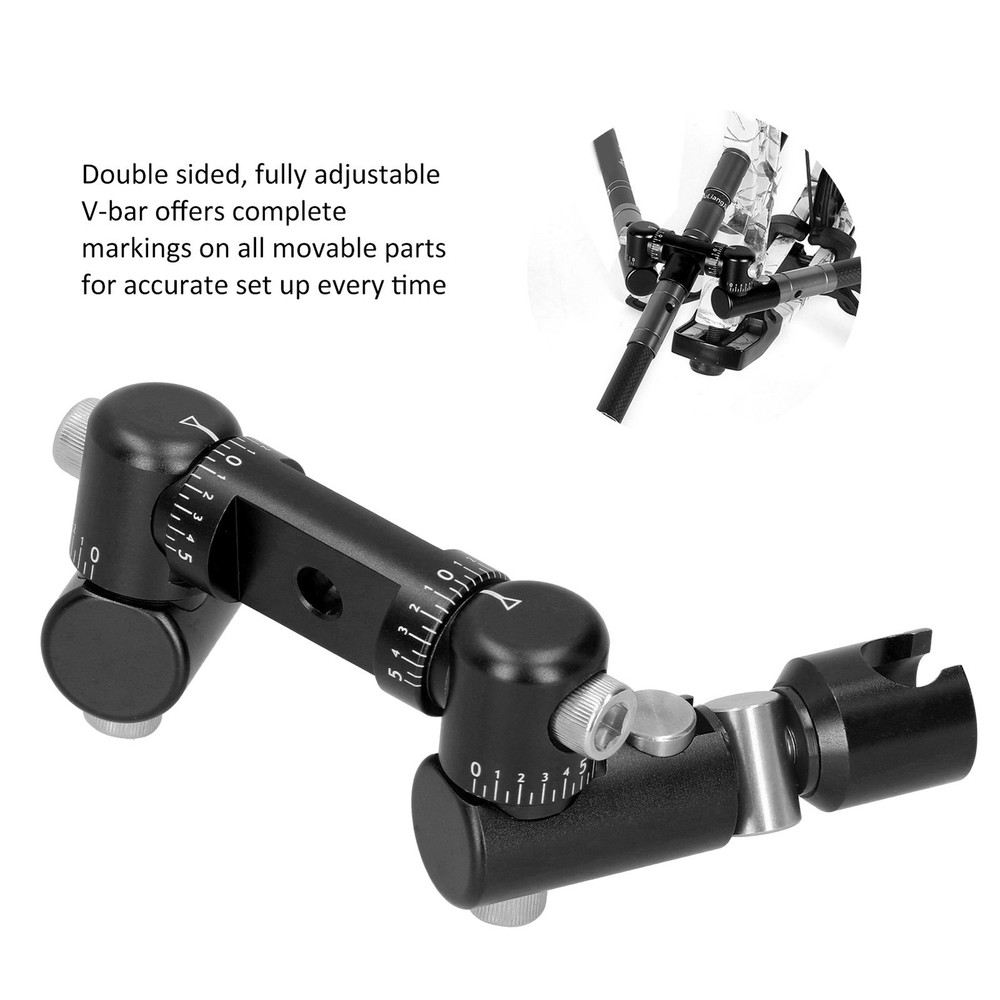 Durable Double Side V‑Bar Stabilizer Adjustable Archery V Bar Stabilizer For Rec