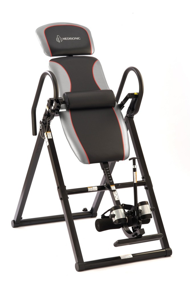 Inversion Table For Back Pain Relief W/ Adjustable Angles & Lumbar Pad Foldable