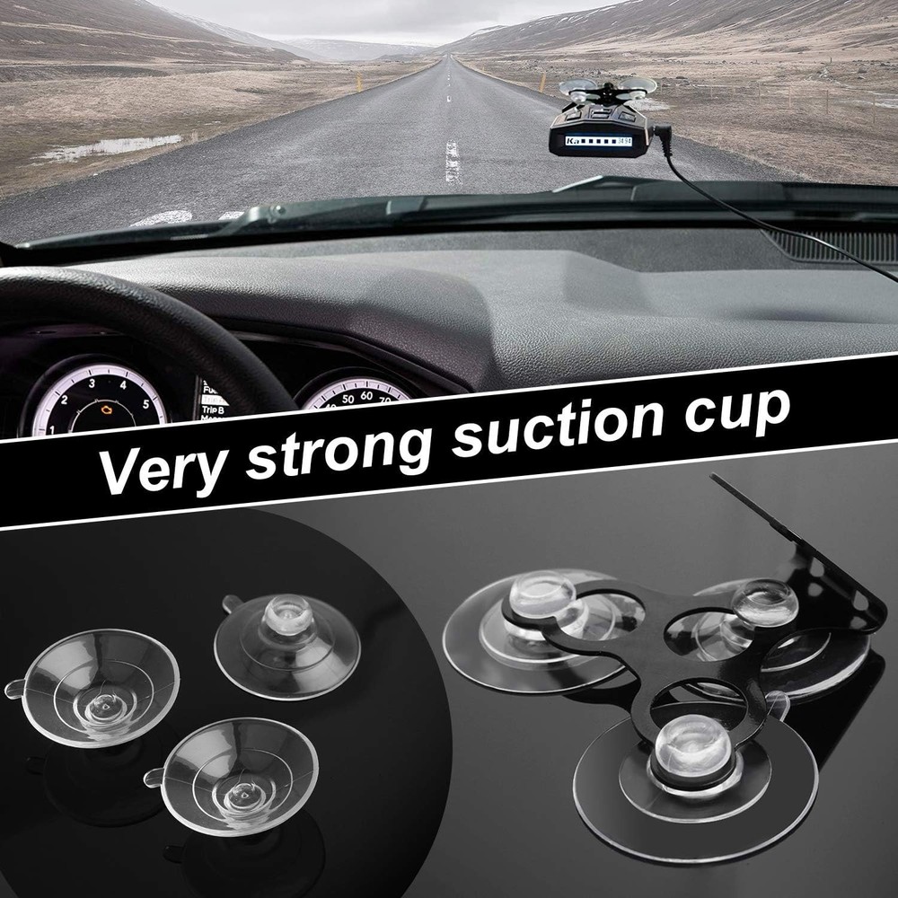 Windshield Suction Cup Mount Holder Compatible with Cobra Radar Detectors Cob...