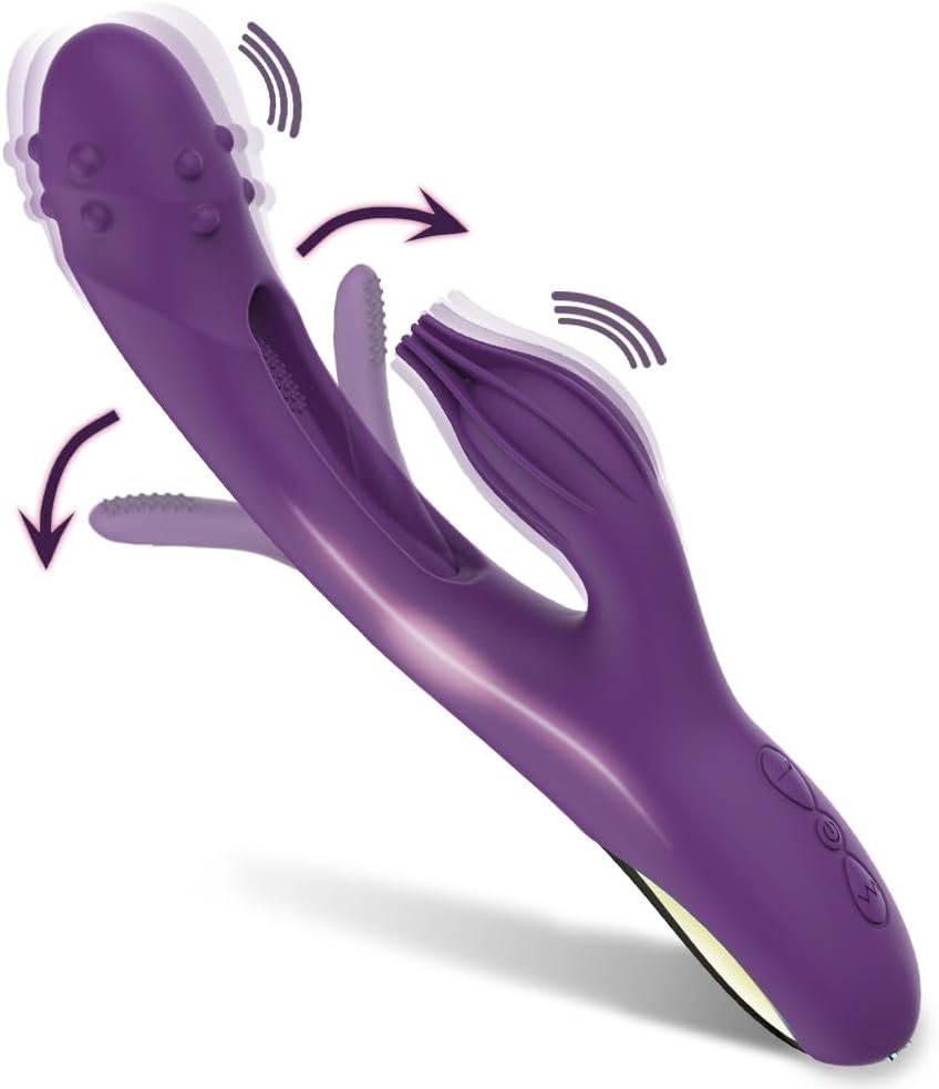 3 in 1 Rabbit Vibrator for Women - Multi-Function with Built-in