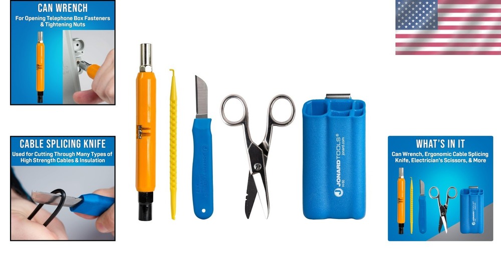 TK-50 5-Piece Telecom Installer Kit: Essential Tools for Precision Installations