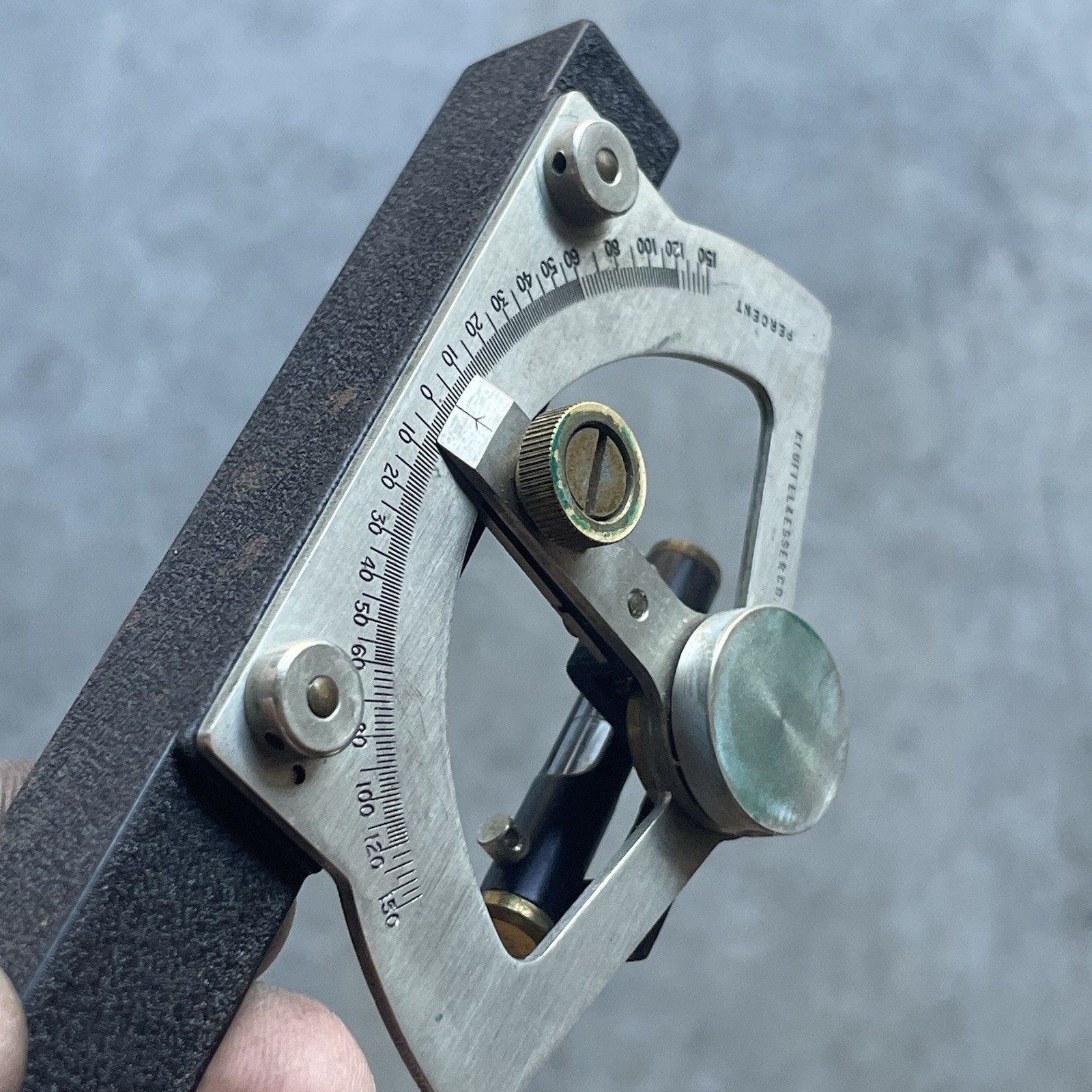 Vintage Keuffel & Esser (K&E) Abney Level Clinometer –With Original Leather Case