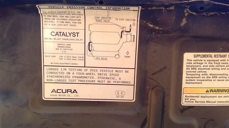 Fuse Box Engine Compartment Fits 03-06 MDX 178034