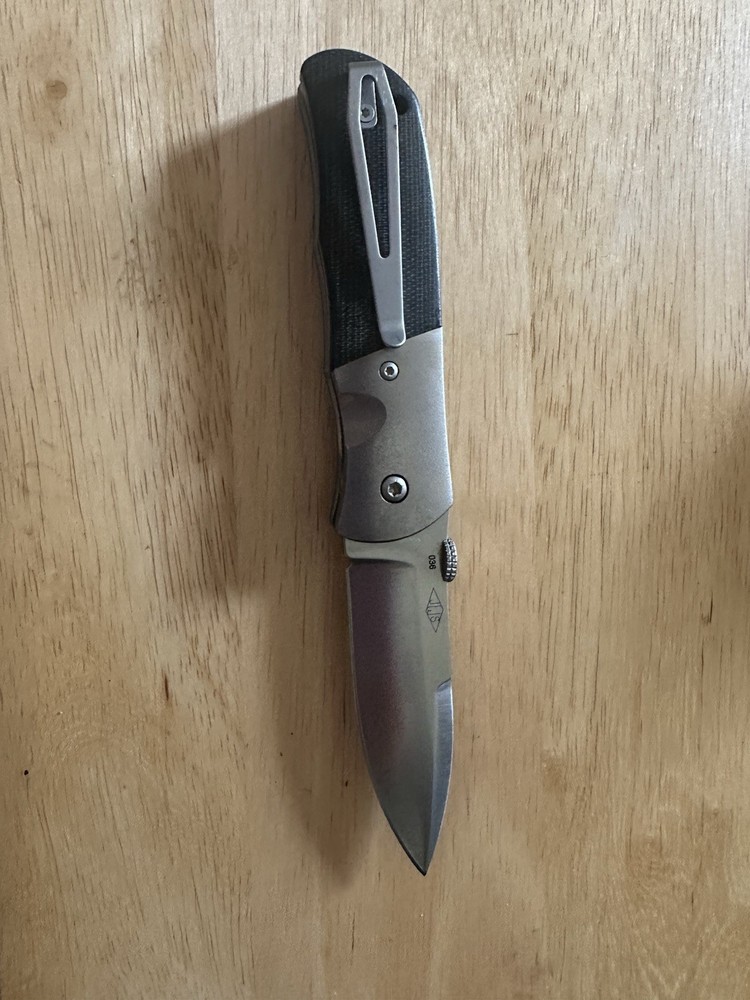 Boker SD2 Liner lock Folder Micarta Titanium Discontinued