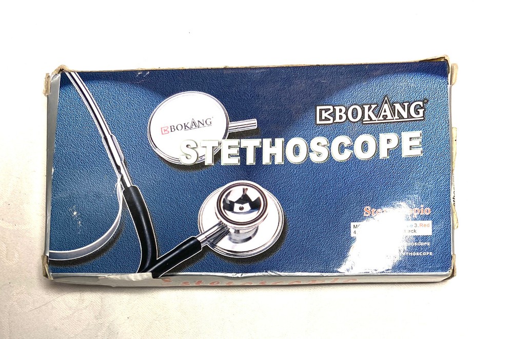 Professional Cardiology Stethoscope Black