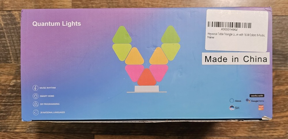HEYWASAI Table Triangle Quantum LIGHTS 9 Pack