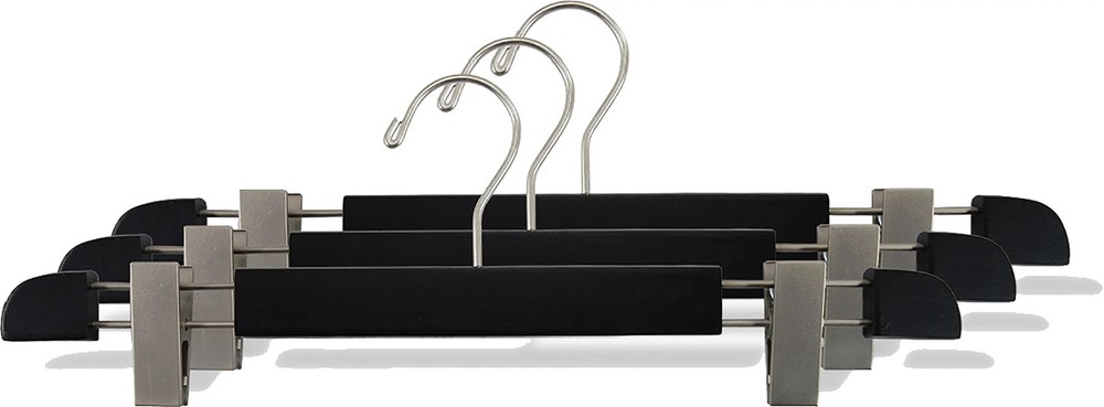 Low Profile Wood Bottom Hanger, 10 Pack