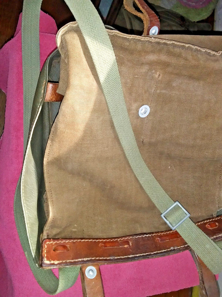 Vintage Swiss Army Bread Bag