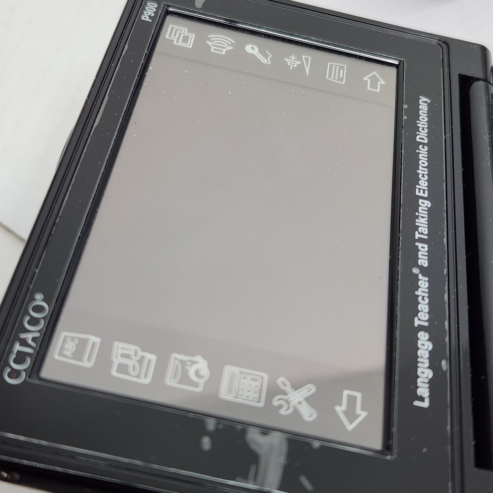 Ectaco Partner P900 Language Teacher Talking Electronic Dictionary Untested