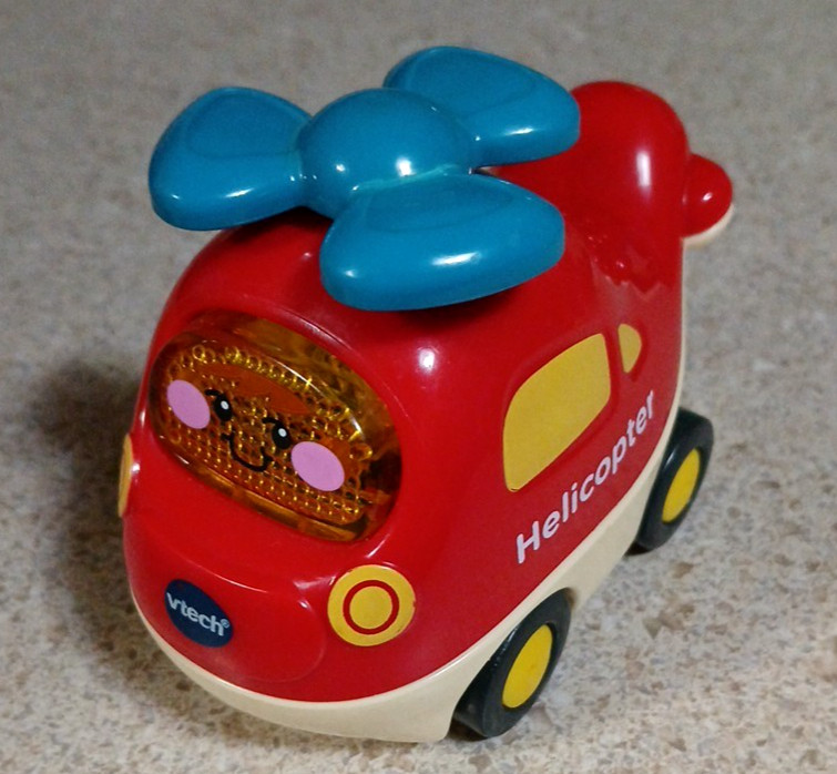 CLEARANCE- VTech Go Go Smart Wheels Red Helicopter Cow Interactive Light & Sound