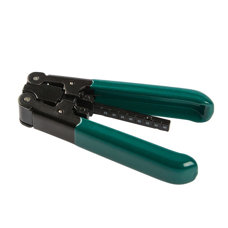 Leather Ftth Fiber Optic Drop Cable Stripper Optical Fiber Stripper Cutter