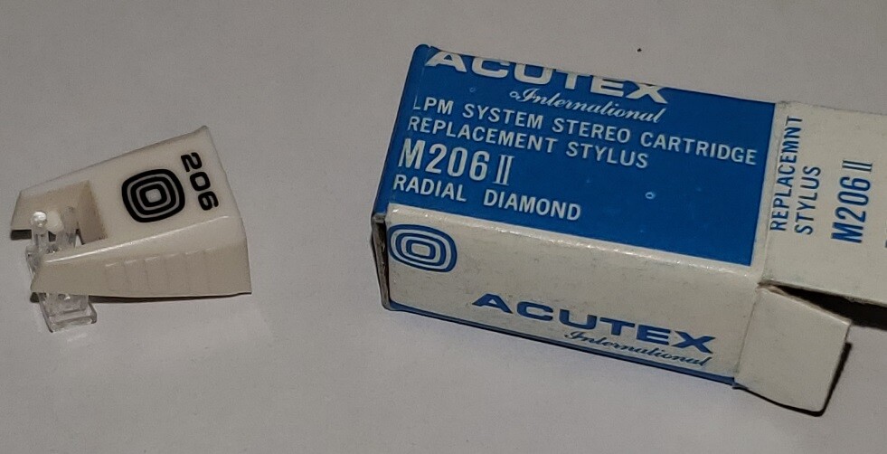 Acutex M206 II Replacement Stylus/ Needle, Radial Diamond