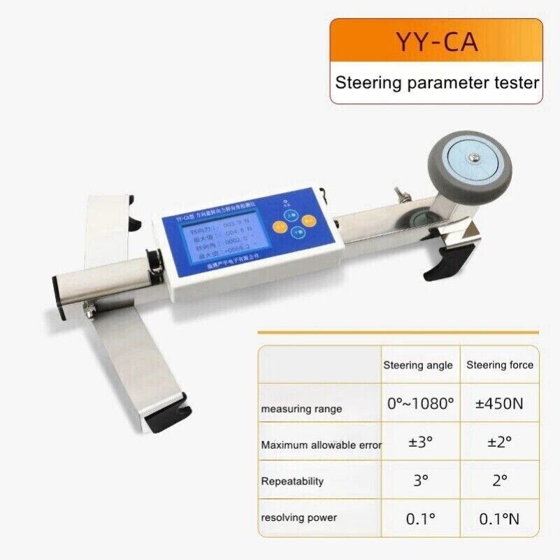 Automotive Digital Display Steering Wheel Steering Force Trim Angle Tester lCD