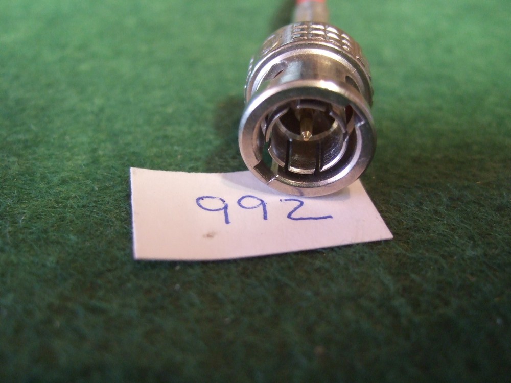 BNC (M) - BNC (M) 75 Ohm 8" Video Jumper Cable - Used - Nice!