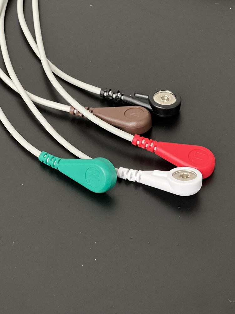 GE E-PRESTN Compatible 5 Lead Snap ECG Cable - Same Day Shipping