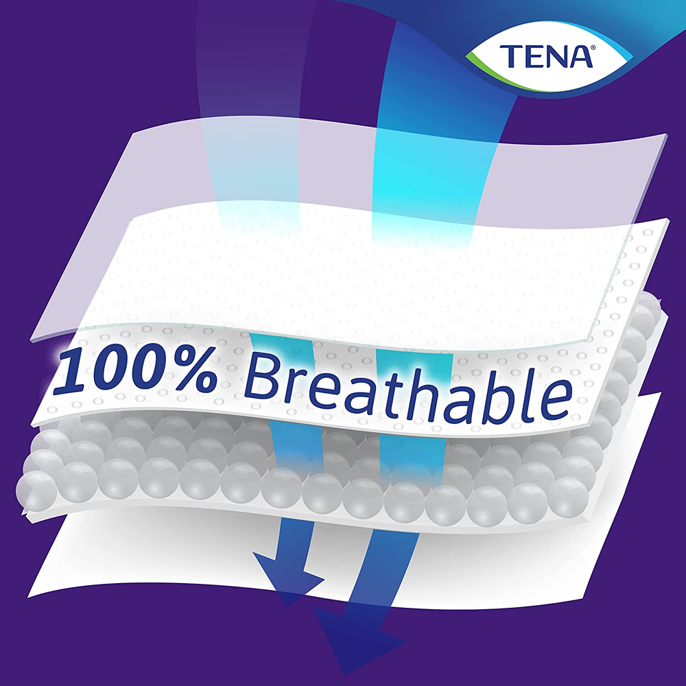 TENA Women's Pads Overnight Absorbency Bladder & Postpartum Extra Coverage 90 ct