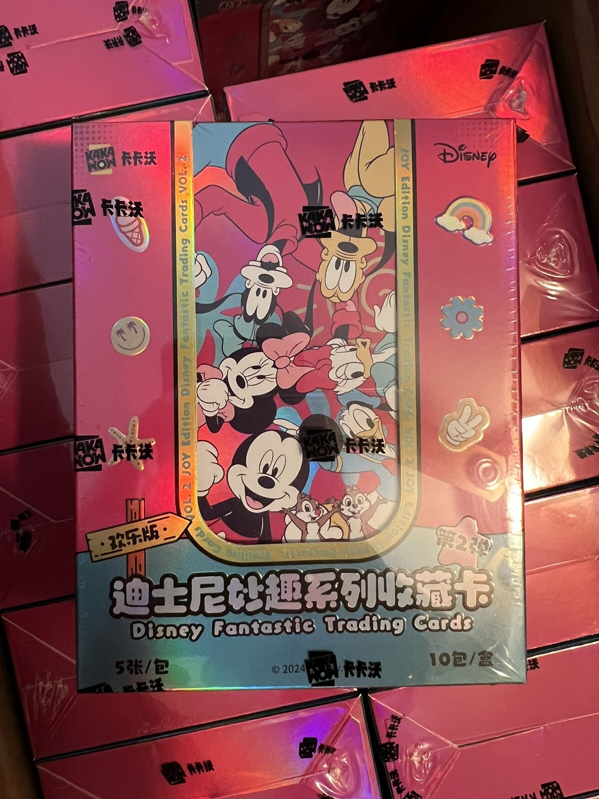 Kakawow Disney Fun Series Collectible Cards Type 2 Booster 1 Box 10 Pack New US