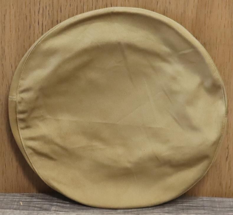 WWII US NAVY KHAKI VISOR HAT CAP SIZE LABEL 7