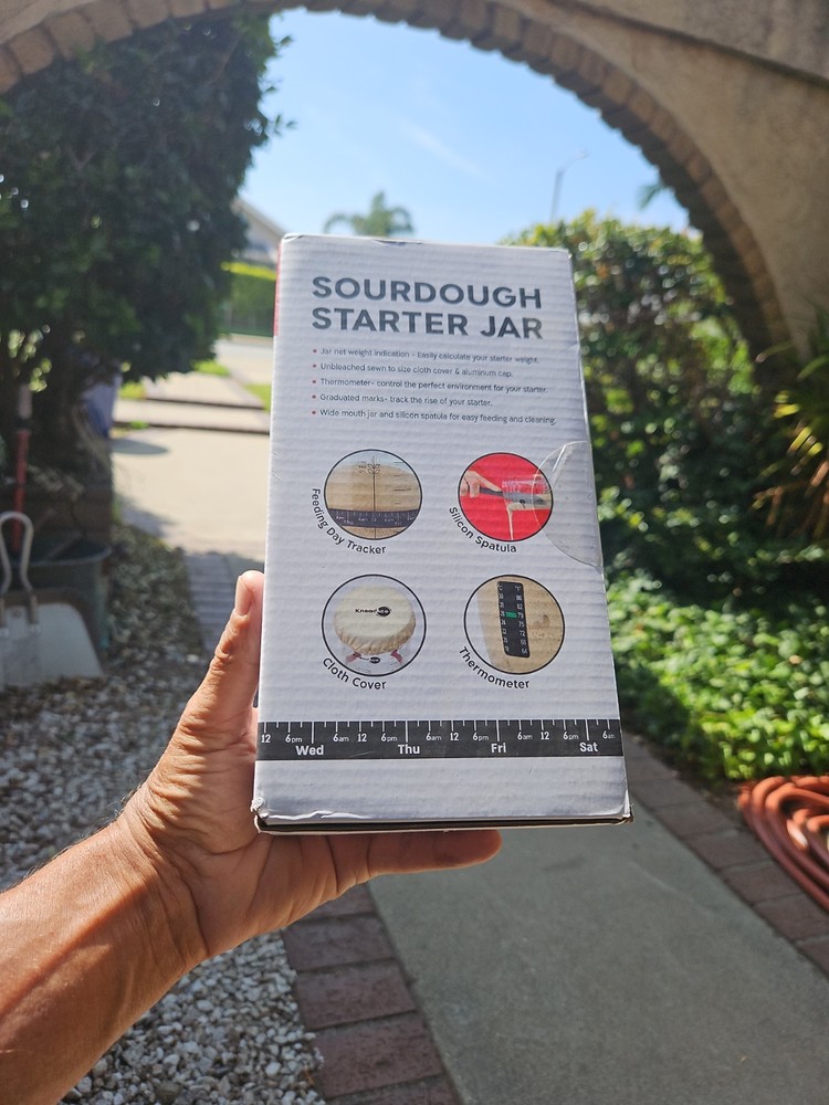 KneedAce Sourdough Starter Jar