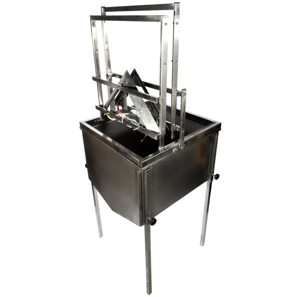 Varomorus 12V Double-Knife Frame Uncapping Machine with Hopper Stainless Steel