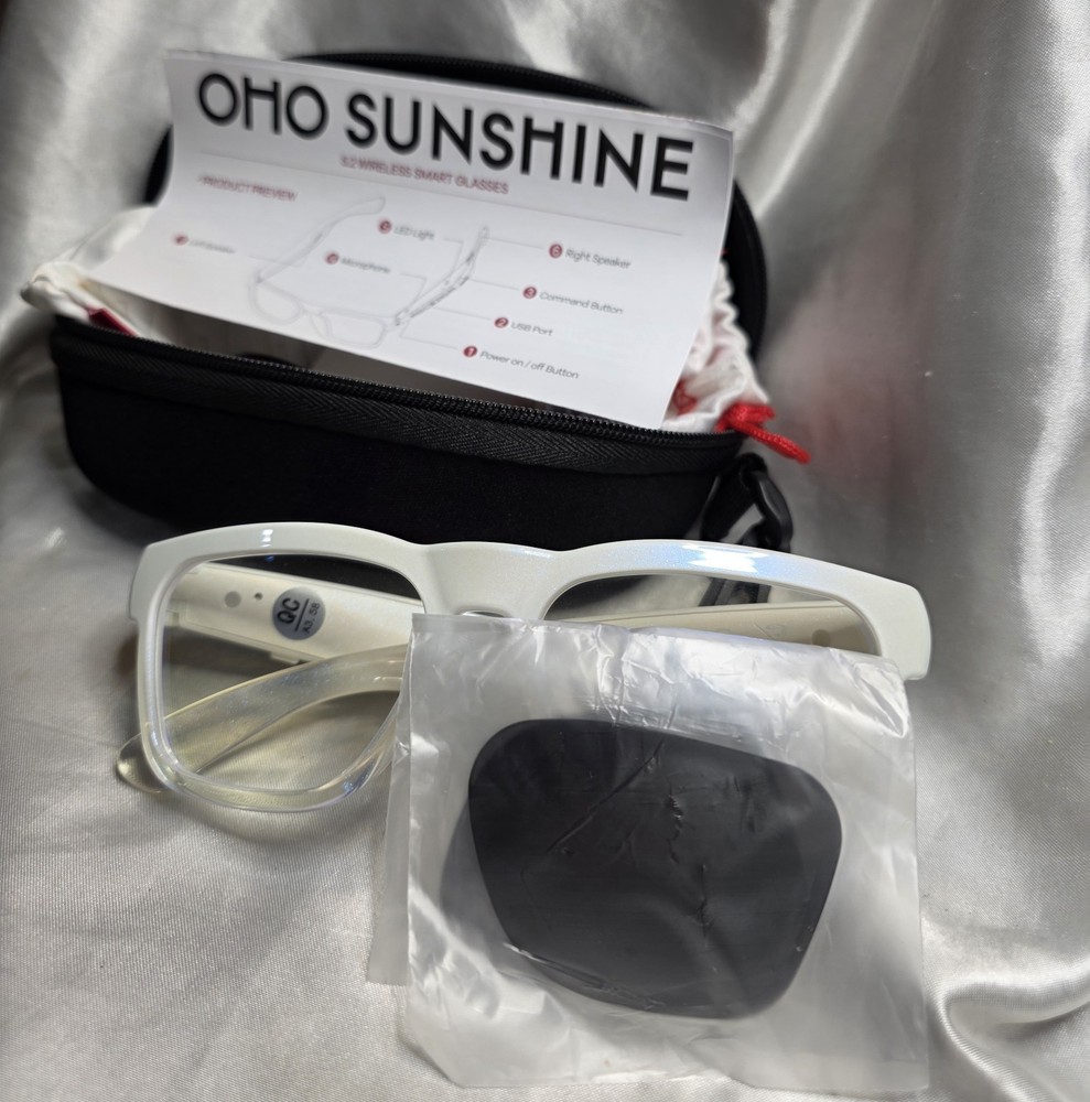 OHO Sunshine 5.2 Smart Glasses Bluetooth Audio Sunglasses