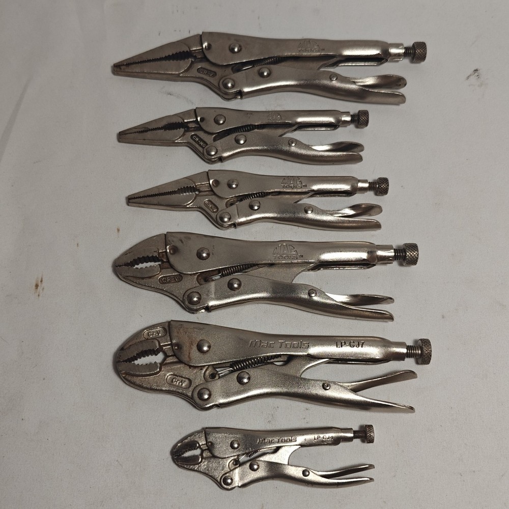 Mac Tools 6pc Locking Pliers Set See Photos And Description
