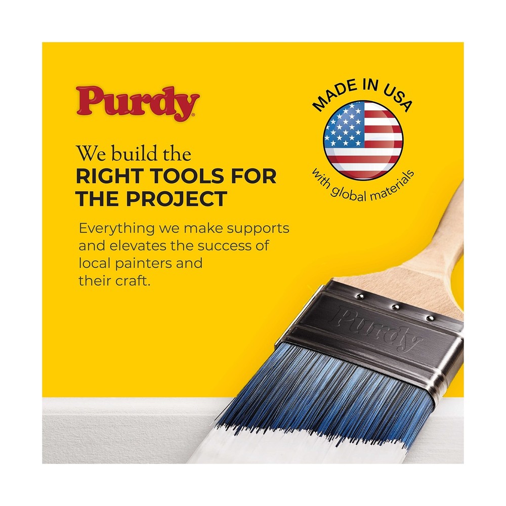 Purdy 144403630 Syntox Angular Paint Brush, 3 in. 1
