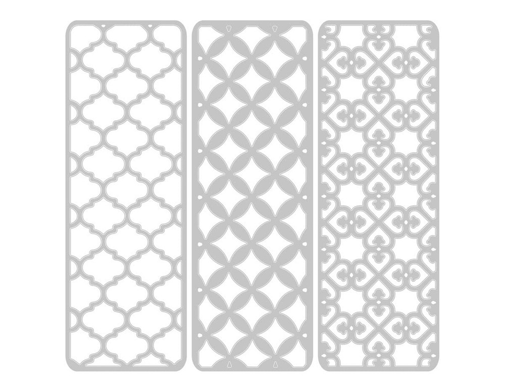 Sizzix Creative Backgrounds Dies, One Size, Multicolor