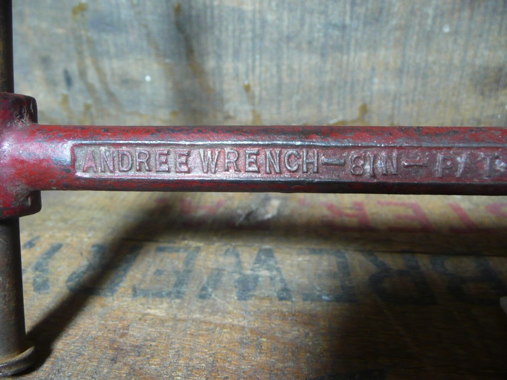Vintage Andree Basin Wrench 8"