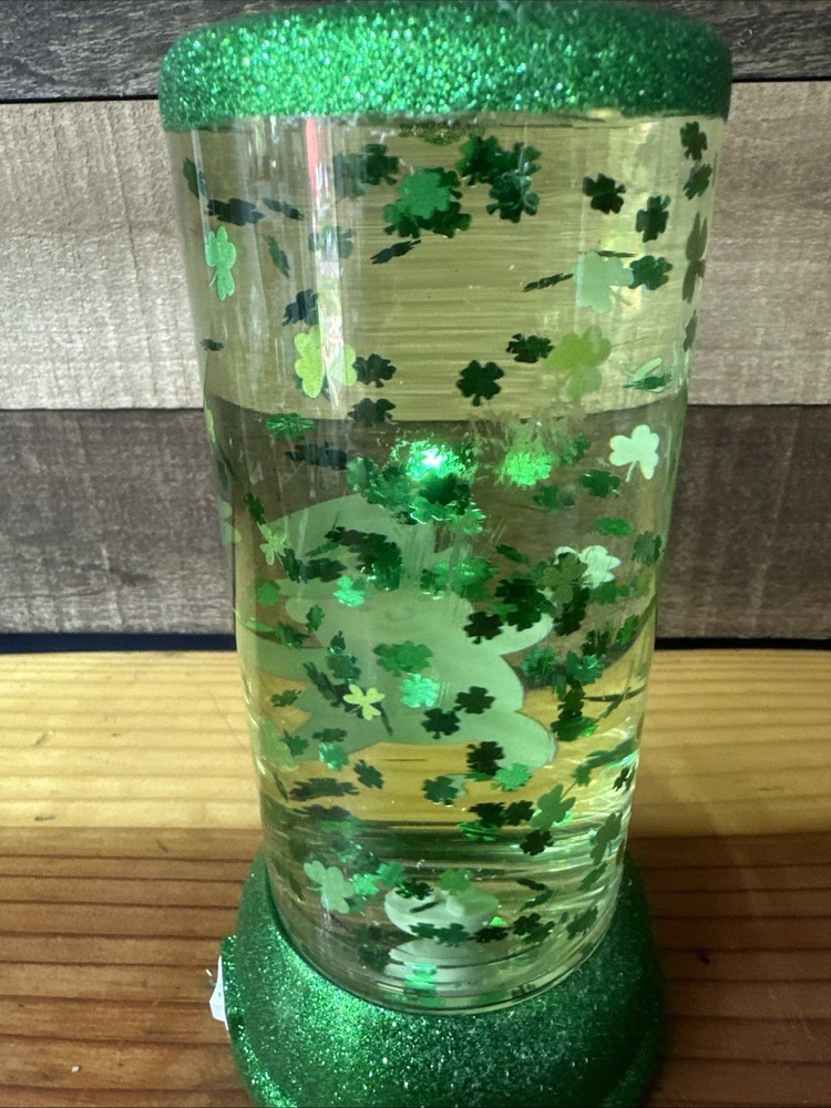 St Patricks Day Irish Leprechaun Lighted Snowglobe