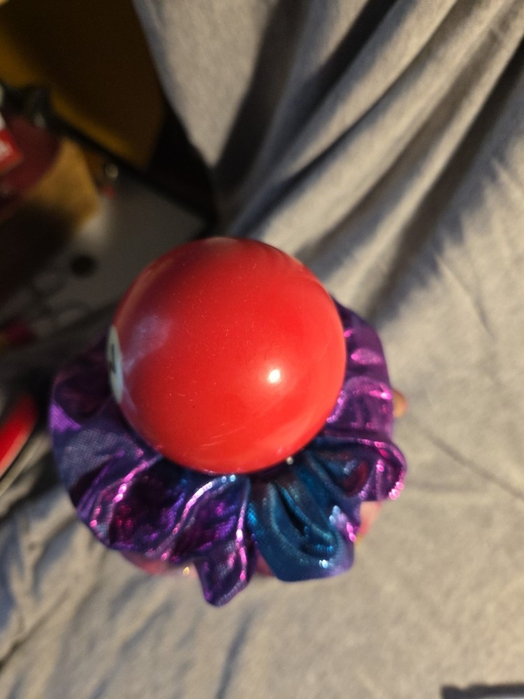 Vintage Solid Red Pool Ball #3 - Black Number - Unbranded Billiard Replacement