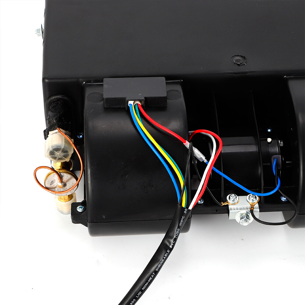 Universal Underdash Air Conditioning Evaporator Heat Cool A/C Kit Compressor 12V