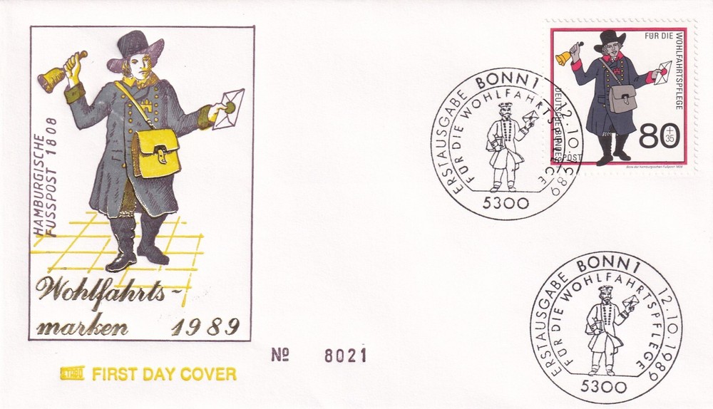 ⭐ 1989 Bonn Germany - First Day cover FDC - Ersttagsbrief ⭐ E531