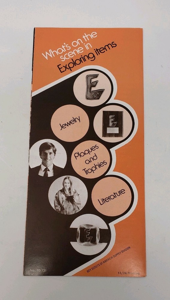 Vintage 1974 BSA Explorer Catalog / Brochure - Boys Scouts