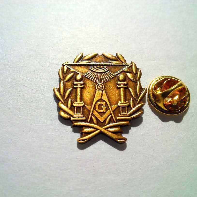 Masonry Master Mason Large Pin