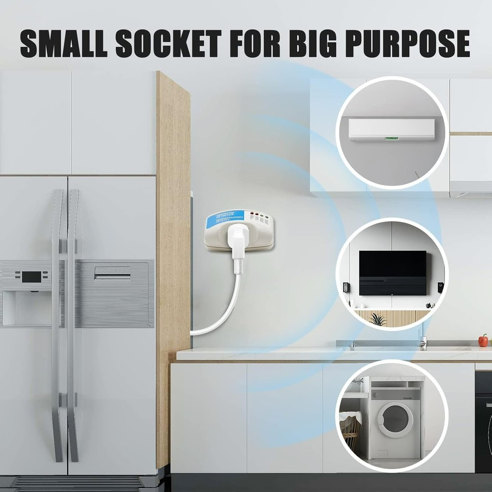 Surge Protector Home Appliance,Single Outlet Power Voltage Protector,Voltage ...