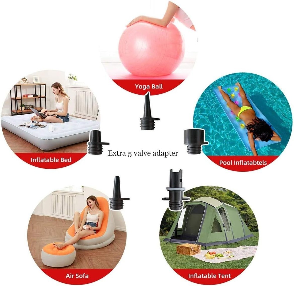 Inflatable Stand Up Paddle Board Pump - 20 PSI Dual Stage