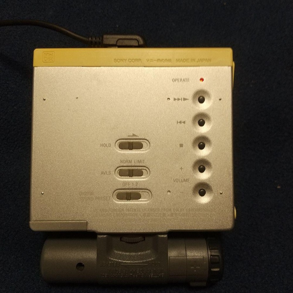 Sony MD Walkman MZ-E75 Portable MiniDisc Player