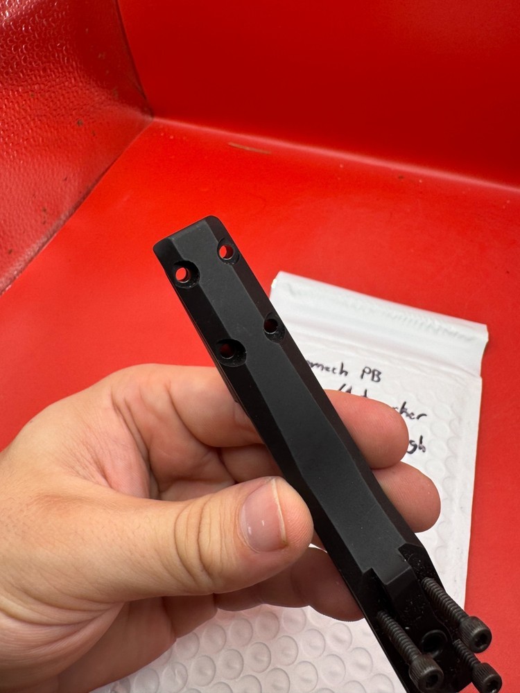 Nummech PB Automag/Autococker Frame Gas Through Drop Forward Black