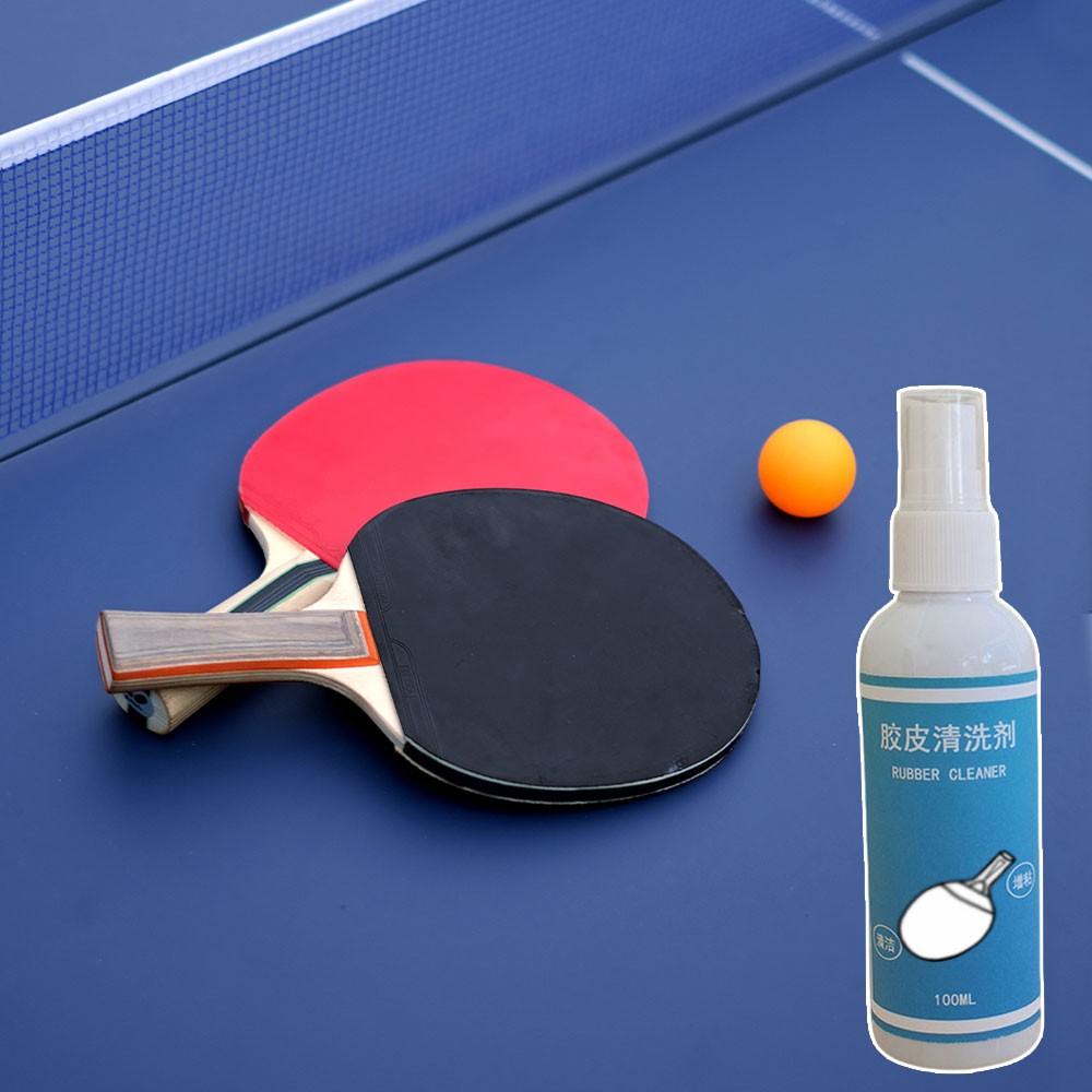 Professional Table Tennis Paddle Cleaner 100ml Rubber Cleaning Agent Tackifier