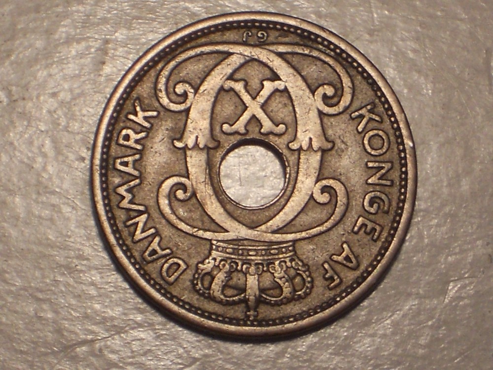 Denmark 1928 5 ORE (VF & Attractive)
