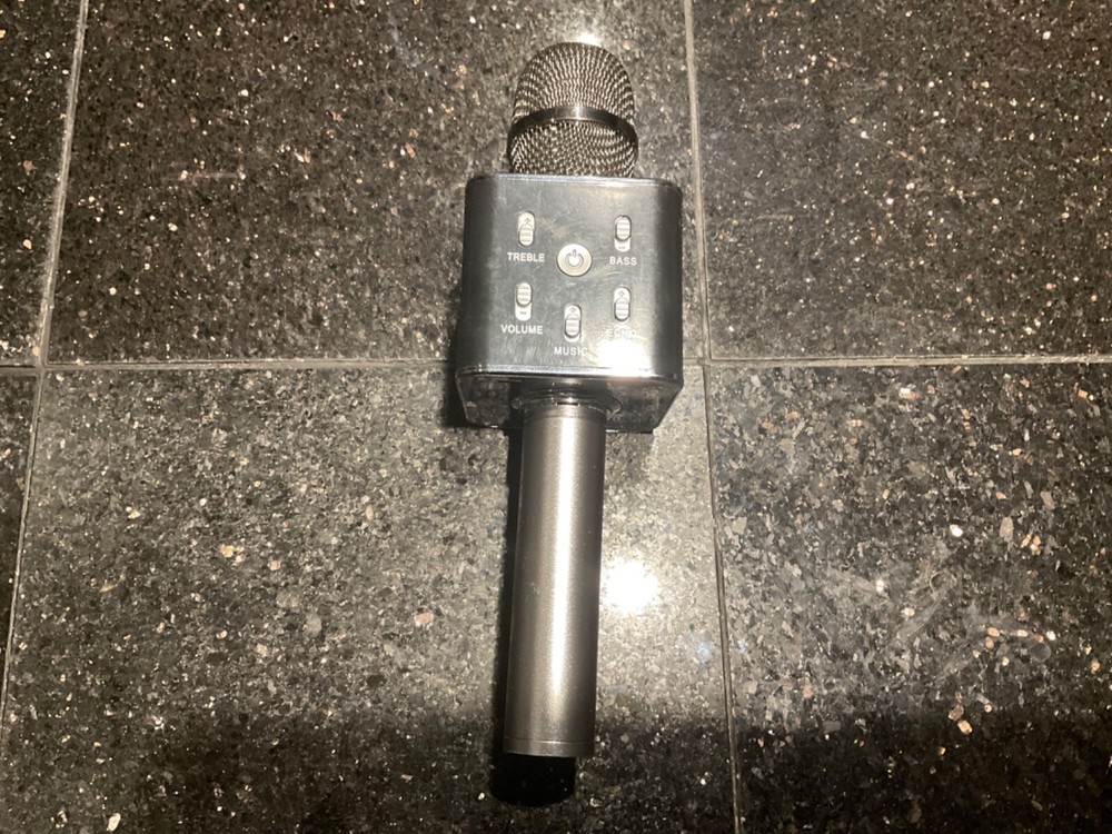 My Karaoke Pro - 2-in-1 Wireless Bluetooth Microphone & Speaker - Black