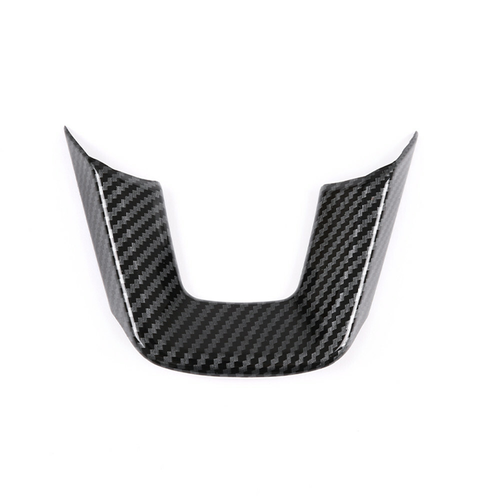 For Honda Civic 11th 2022-24 Carbon Fiber ABS Steering Wheel U-Shaped Panel Trim