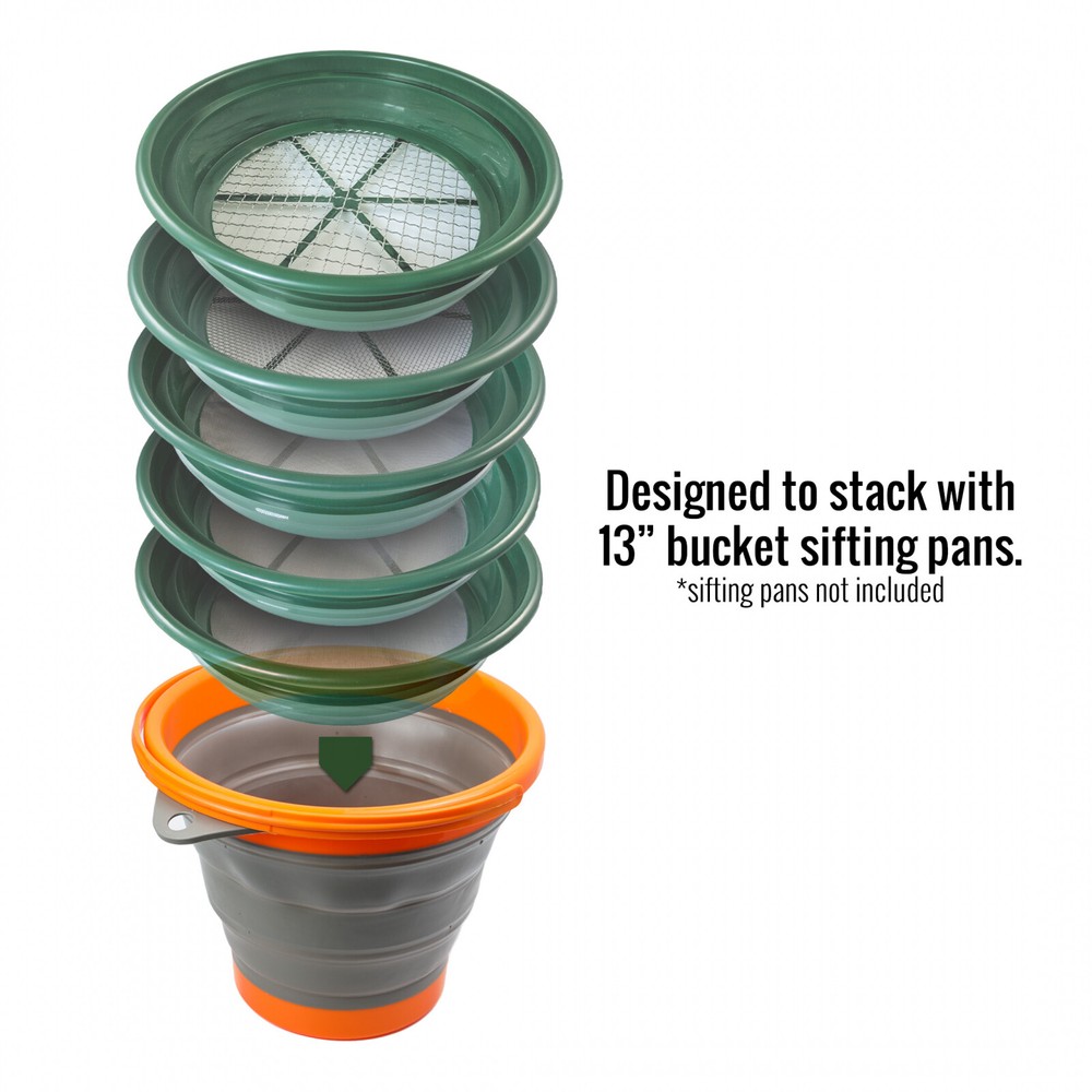 ASR Outdoor Classifier Screen Set with 10L Collapsible Bucket Kit (4 Sizes)