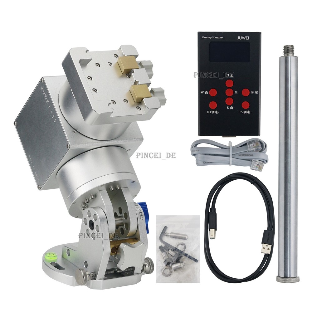 JUWEI-17 Harmonic Equatorial Mount w/Narrow Dovetail Groove+Wired HandController