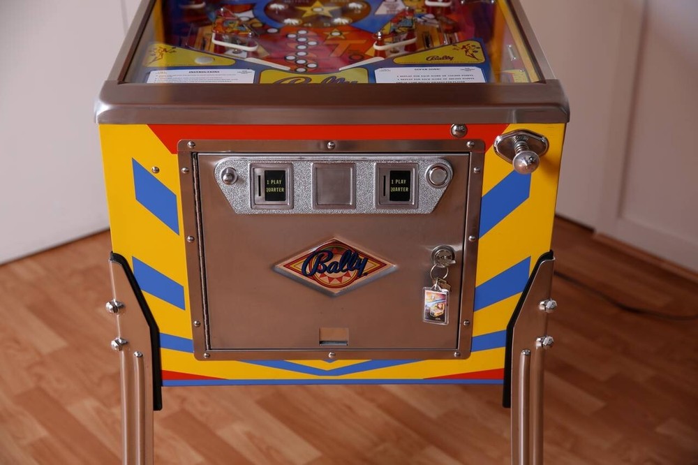 Bally Supersonic Pinball Machine CABINET Decal Set