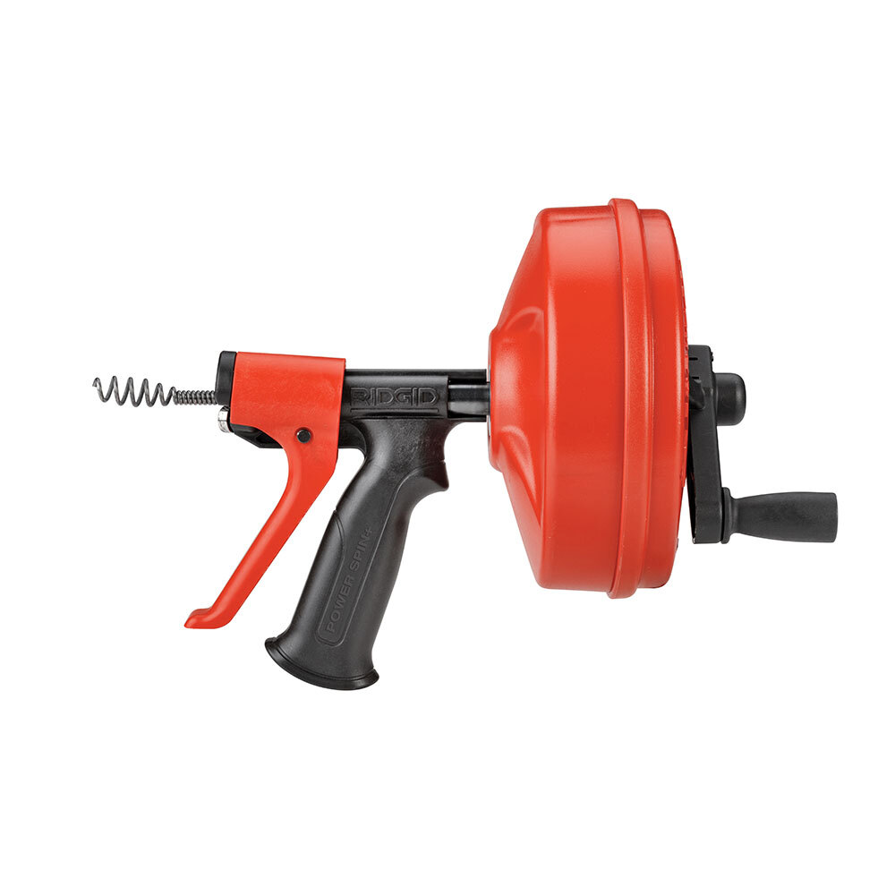 Ridgid 57043 POWER SPIN+ Drain Cleaner with AUTOFEED Trigger Technology