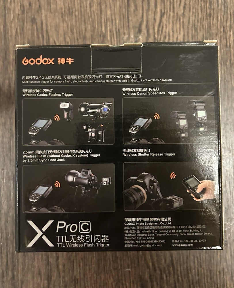 Godox XPro-C Flash Trigger for Canon Cameras