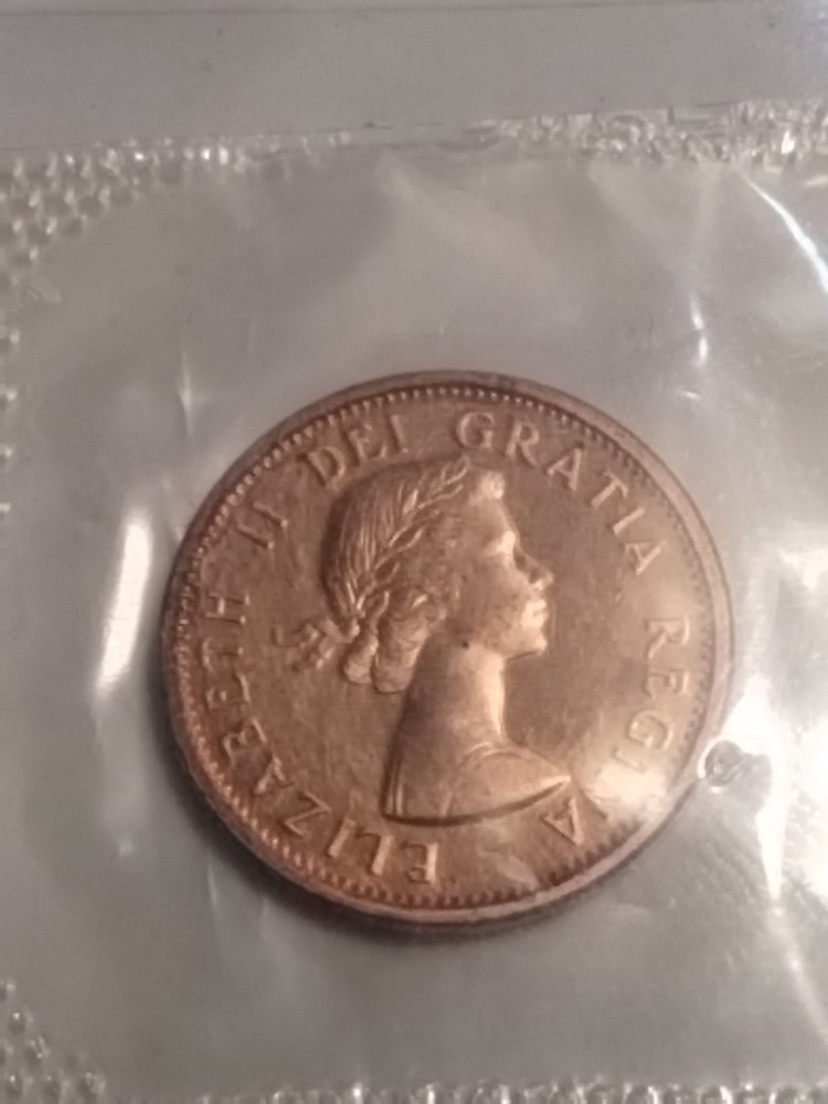 1961 CANADA, 1 CENT, PROOF-LIKE (P/L) IN MINT CELLO,