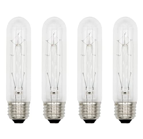 3090 (Pack of 4) 40T10/CL - 40 Watt T10 Clear Tubular - 120V - Medium 40W